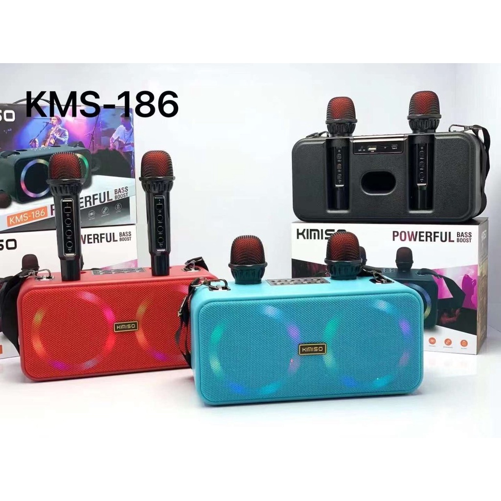 LOA BLUETOOTH KARAOKE KIMISO KMS-186 .