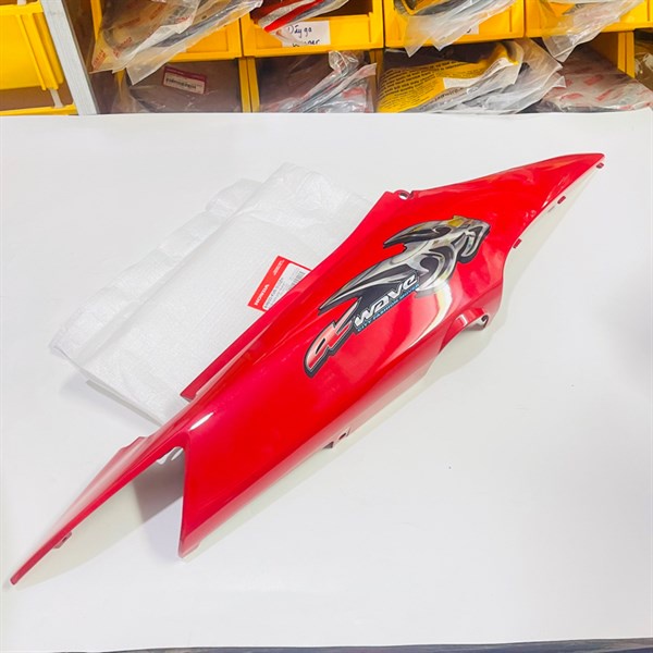 Ốp Sườn Phải Wave A 100 2006 màu Đỏ Đun Zin Honda - 64600KVR910ZH