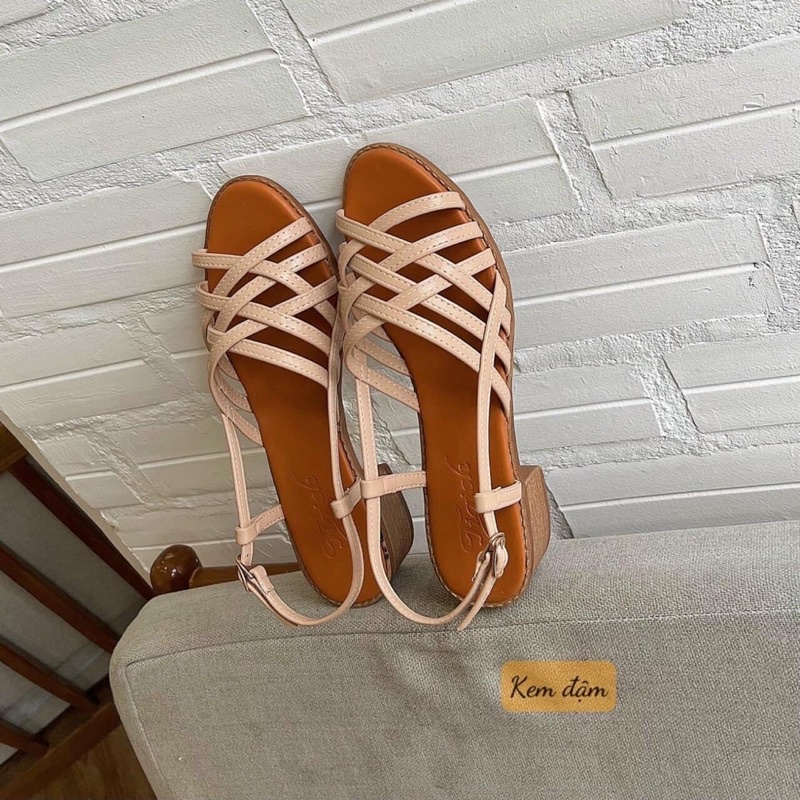 Sandals rọ Tigish 3 phân thời trang