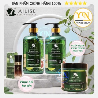 (Chính hãng) Dầu Gội Xả, Tinh Dầu, Hấp Dầu Tinh Chất Bưởi Đỏ AILISE Grapefruit Repair Essence