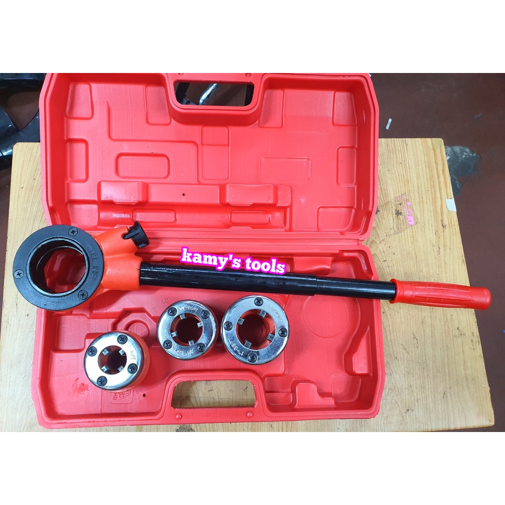 Dụng Cụ Tiện Ren Ống Bằng Tay 21mm-27mm-34mm (Bộ Tiện Ren Ống Bằng Tay)