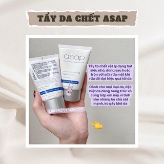 Tẩy tế bào chết vật lý asap daily exfoliating scrub aha - 50ml