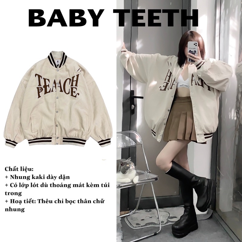 Áo khoác bomber bóng chày phối màu STIVAUP