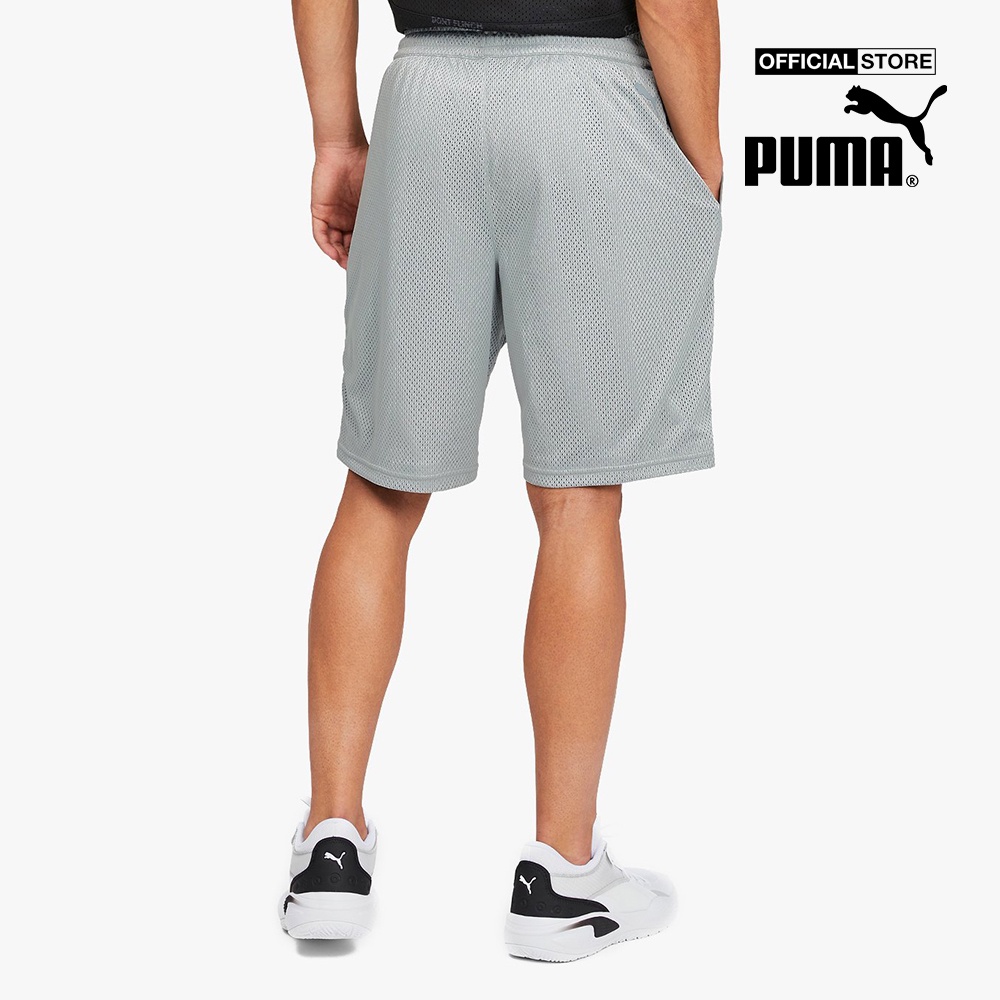 PUMA - Quần short tập luyện nam Mesh Basketball Practice 532198-02