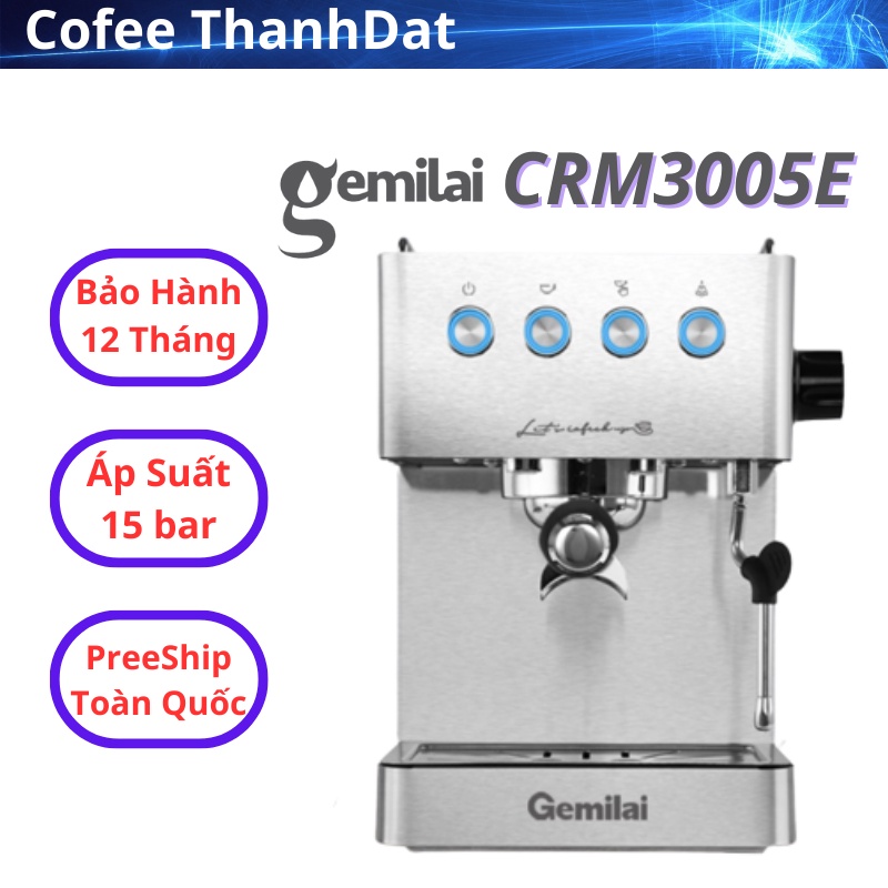 Máy Pha Cà phê Gemilai CRM 3005E