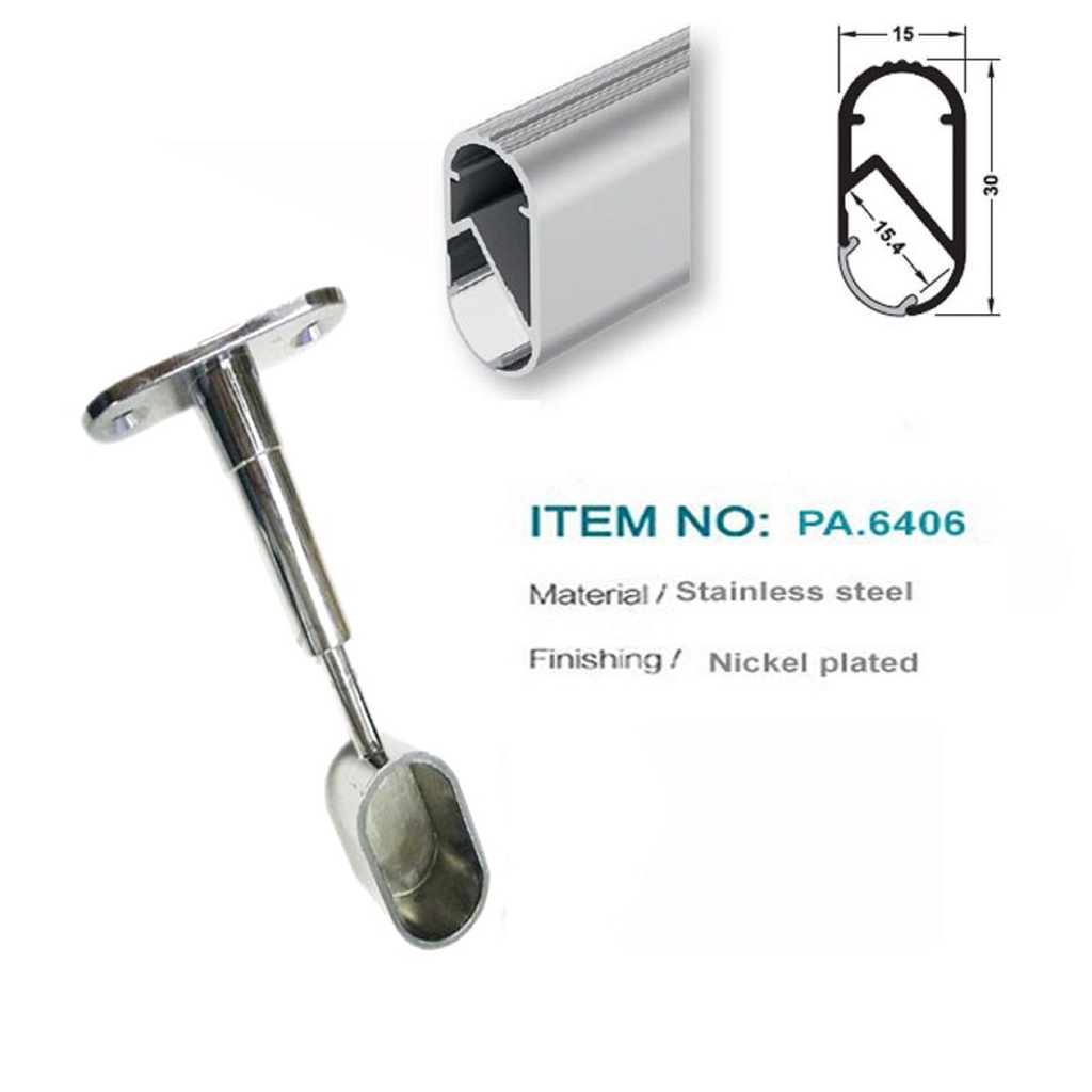 Thanh treo quần áo Oval