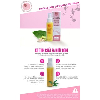Xịt Tóc Tinh Chất Sả Bưởi Tuệ Vi Infinity 100ml
