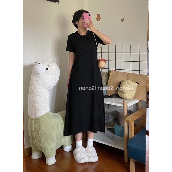 Váy polo thun trơn Nana21 Nanastore21