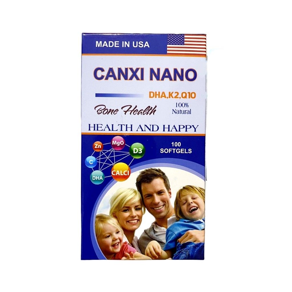 CANXI NANO DHA,K2,Q10 Bone Health