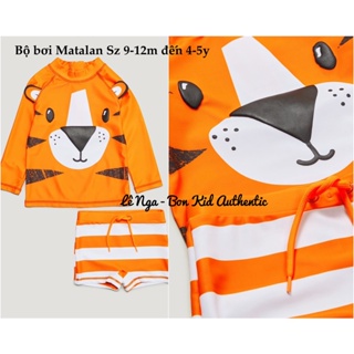 SIZE 4-5Y Bộ bơi họa tiết may nổi 3d MATALAN chính hãng sz 4-5y