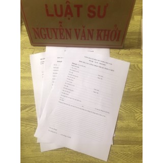 Đơn ly hôn thuận tình tỉnh Bình Định