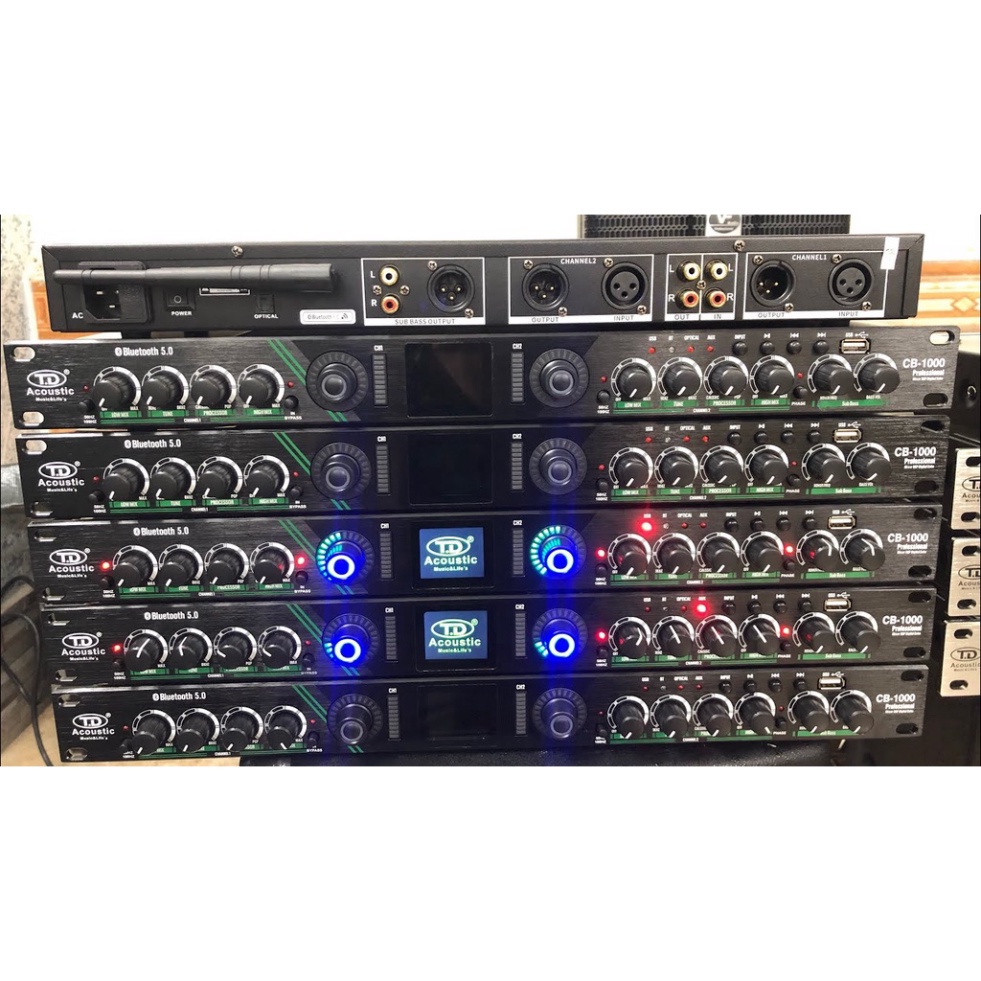 Nâng tiếng karaoke, Nâng tiếng TD Acoustic CB-1000 cao cấp, Bluetooth-Optical-USB-Chỉnh Âm Hay