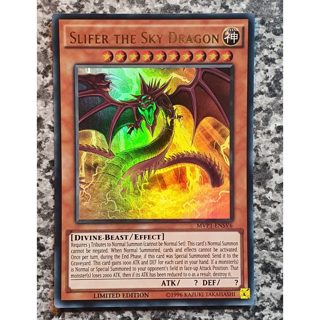 Bài Yugioh - Slifer The Sky Dragon MVP1  # Thiên Không Long Osiris