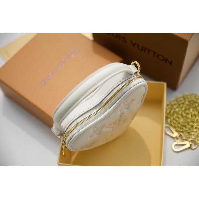 Túi Xách LV Trái Tim Trắng Đen Hồng Size 15  -  By Willow.luxury