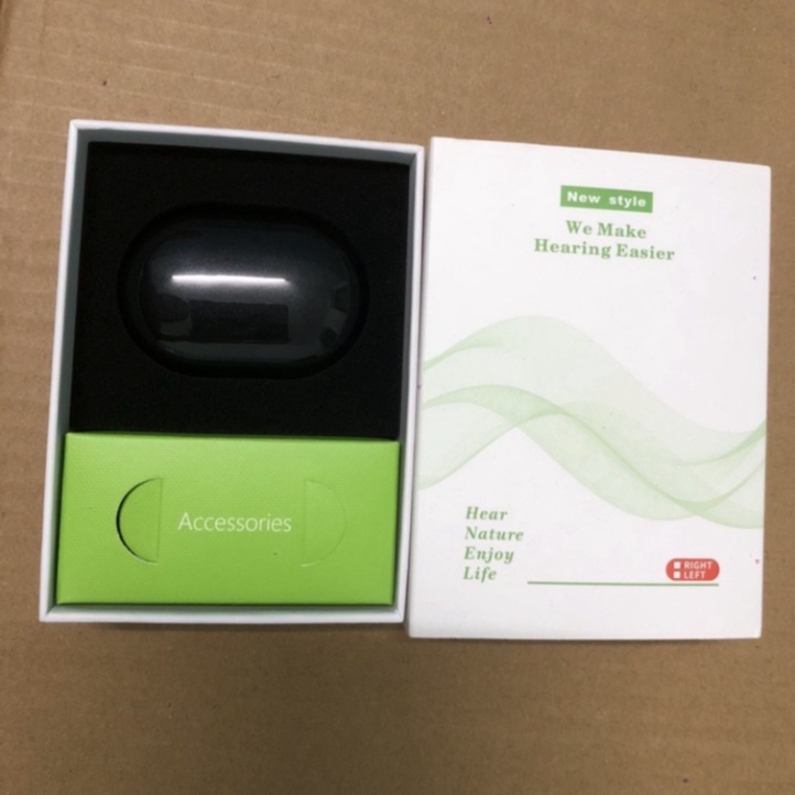 Máy trợ thính không dây siêu nhỏ Goodmi GM-305, tai nghe trợ thính không dây cảm ứng