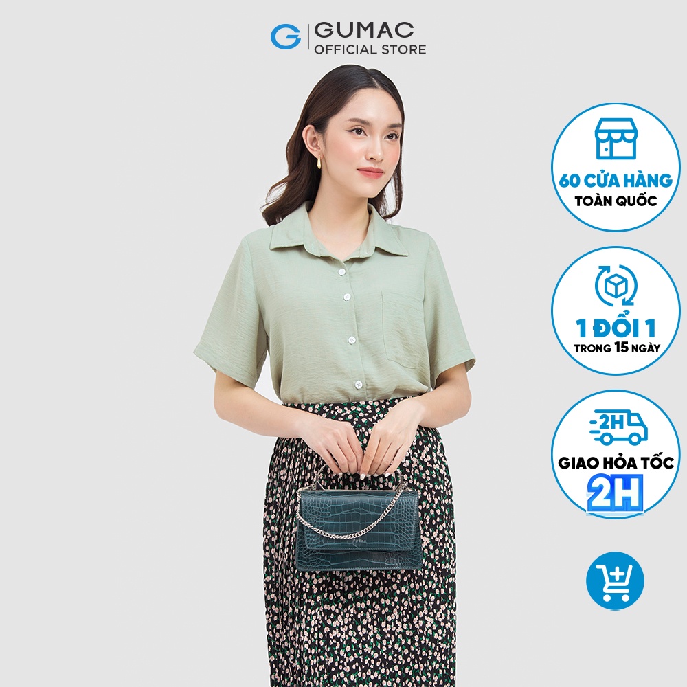 Áo sơ mi có túi AC06052 thời trang GUMAC