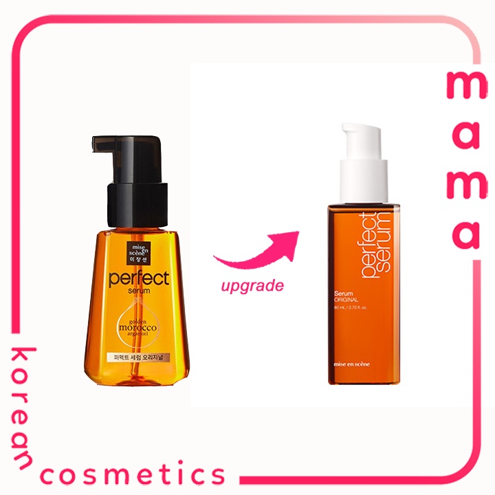 Tinh chất dưỡng phục hồi tóc Miseen Scène Perfect Serum dành cho tóc hư tổn (màu vàng)