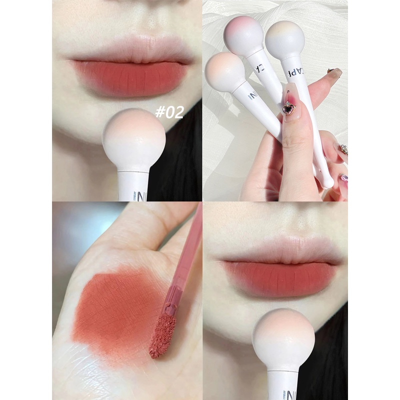 MVP2965 Set 3 Son CAPPUVINI chất nhung lì mịn không thấm nước chống dính 6g