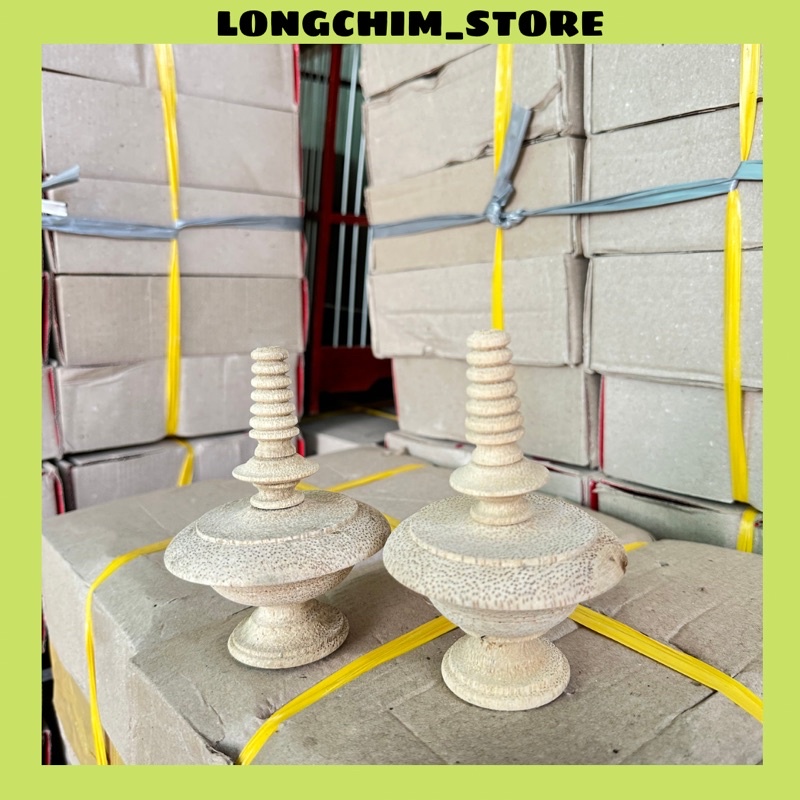 Nậm tre loại xoắn đẹp lồng chim chào mào, chích choè- nậm tre loại xoắn chất liệu tre