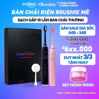 Bàn chải điện Brushie Limited, công nghệ sóng âm sonic, làm trắng răng