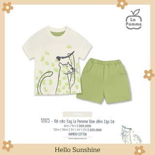 Bộ cộc tay La Pomme Báo đốm tập tô