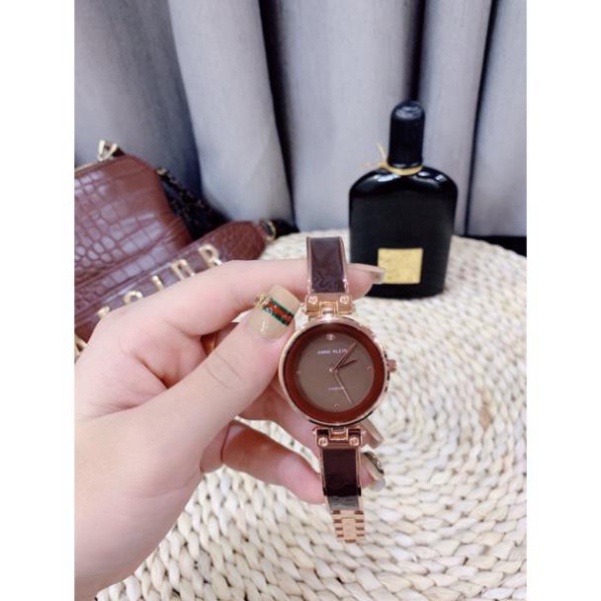 Đồng hồ Anne Klein nữ dây kim loại 5 màu xinh xinh Free Ship