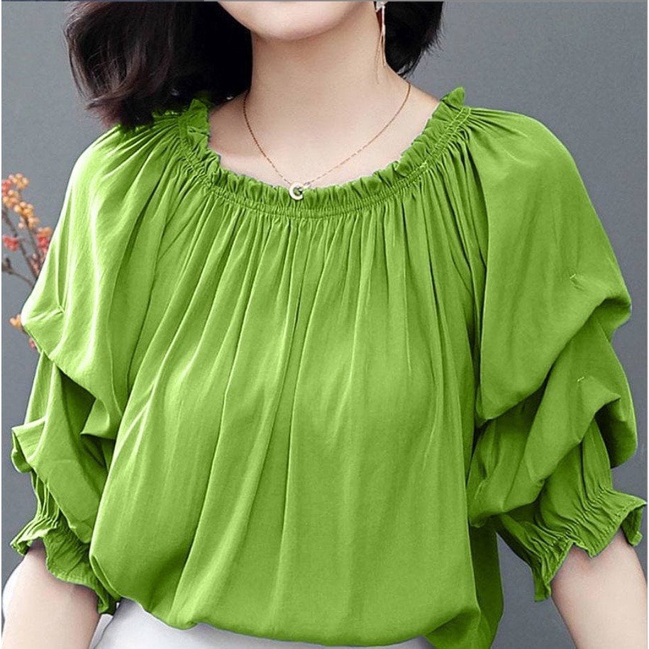 Áo Bánh Bèo Nữ, Áo Bánh Bèo, Áo Kiểu Nữ Đẹp, Áo Tay Lỡ, Phồng.