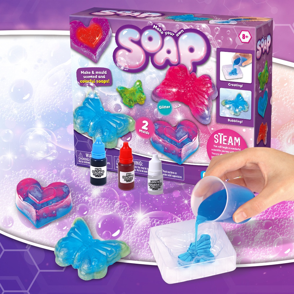 Đồ Chơi Tự Làm Xà Bông Soap Khoa Học Stem Vui Nhôn - Nguyên Liệu Tự Làm Xà Phòng Handmade