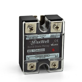 Ms-1da4880 ssr 1 pha 80a | relay bán dẫn 1 pha maxwell chính hãng