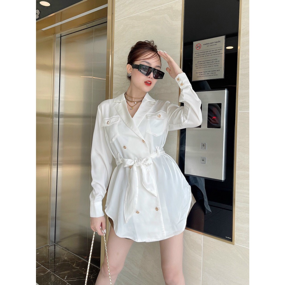 Sơ Mi Đai LOGO Cao Cấp Nhà Vy Anh