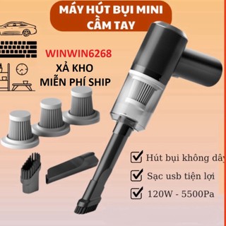 Máy hút bụi cầm tay mini hút bụi ô tô giường đệm sạc cổng tiếp nối USB tiện nghi nhỏ gọn