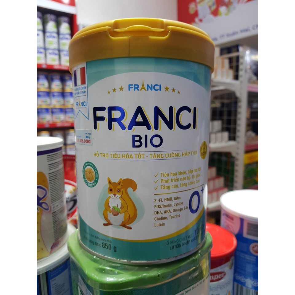 Sữa bột Franci Bio 0+ - 800Gr