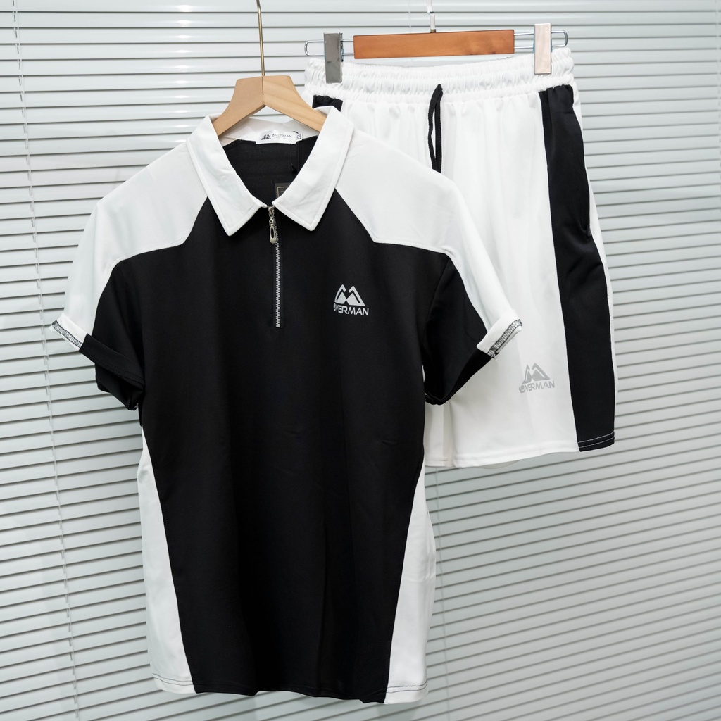 Bộ Quần Áo Polo Phối Quần Short Thể Thao Nam Phong Cách Thời Trang Mùa Hè Cao Cấp