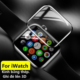 For Apple Watch Ultra 49mm Series 8 7 6 se 5 4 3 2 1 Kính cường lực cong 9H cho đồng hồ thông minh 41mm 45mm 38mm 40mm 42mm 44m keo bảo vệ màn hình đầy đủ