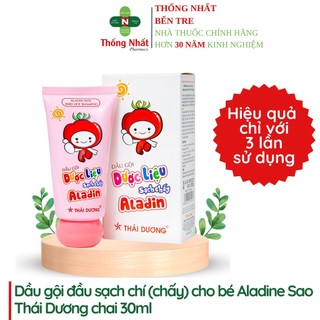 Dầu gội sạch chí cho bé Aladin Sao Thái Dương chai 30ml