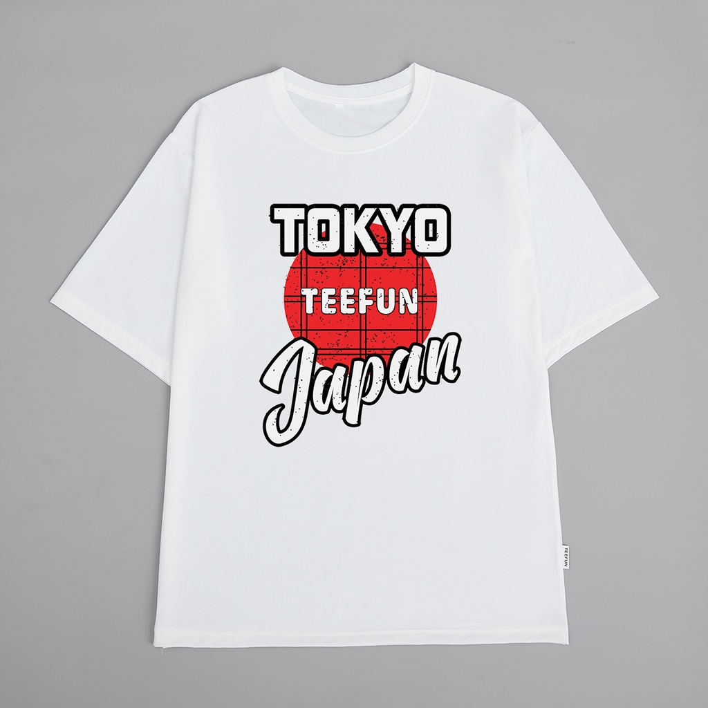 Áo Thun Unisex Japan TEEFUN (Có size trẻ em, Tay ngắn và Tay lỡ) Cotton 065