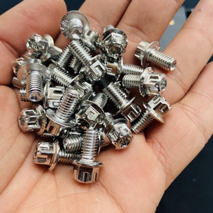 Bộ 4 Con Ốc Salaya Sử Dụng Bắt Cạt Te, Hộp Sên Xe Máy Dài 6ly10