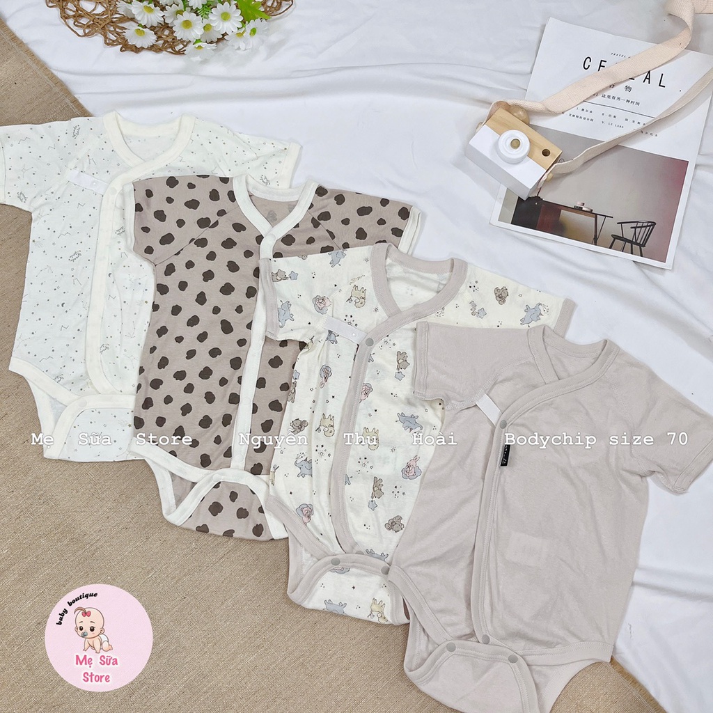 Bodychip sát nách, hai dây thông hơi thoáng khí cho bé trai bé gái