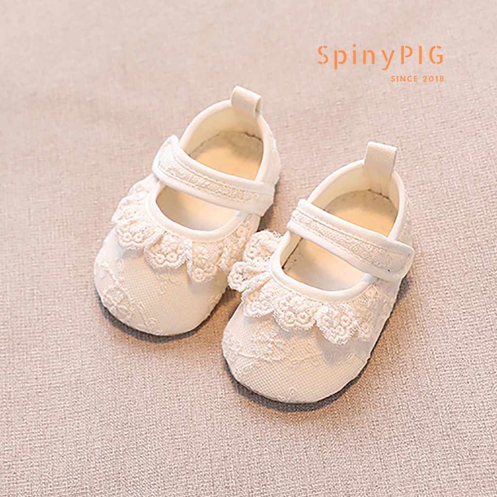 Giày búp bê cho bé gái 0-2 tuổi cotton đế chống trơn trượt cho bé tập đi cực xinh