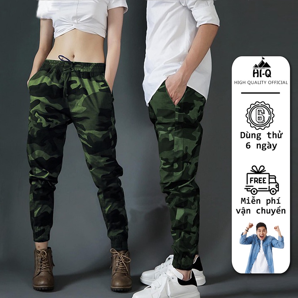 Quần jogger kaki nam nữ HIQ