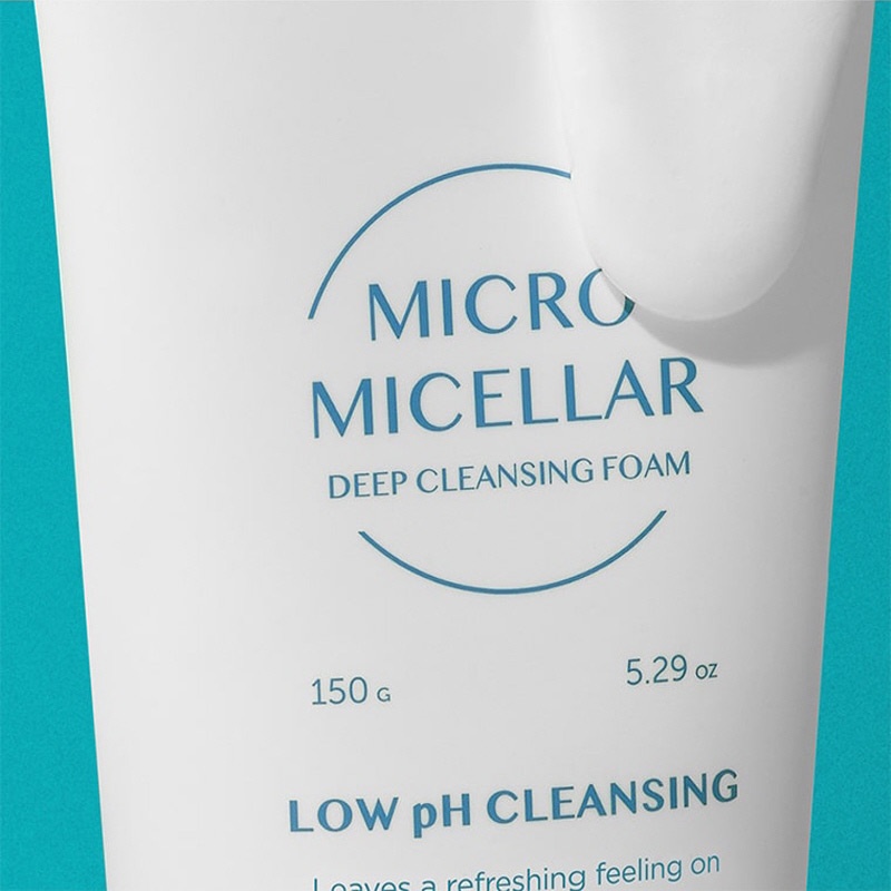 Sửa rửa mặt tạo bọt Happy Bath PH thấp Micro Micellar Deep Cleansing Foam