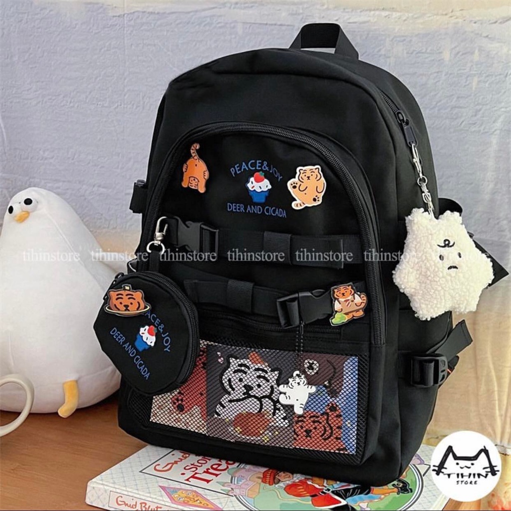 Balo Đi Học Chống Thấm Nước Mã 0422 Tihinstore