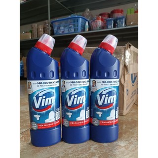 Combo 3 Nước tẩy bồn cầu Vim diệt khuẩn 450ml/chai