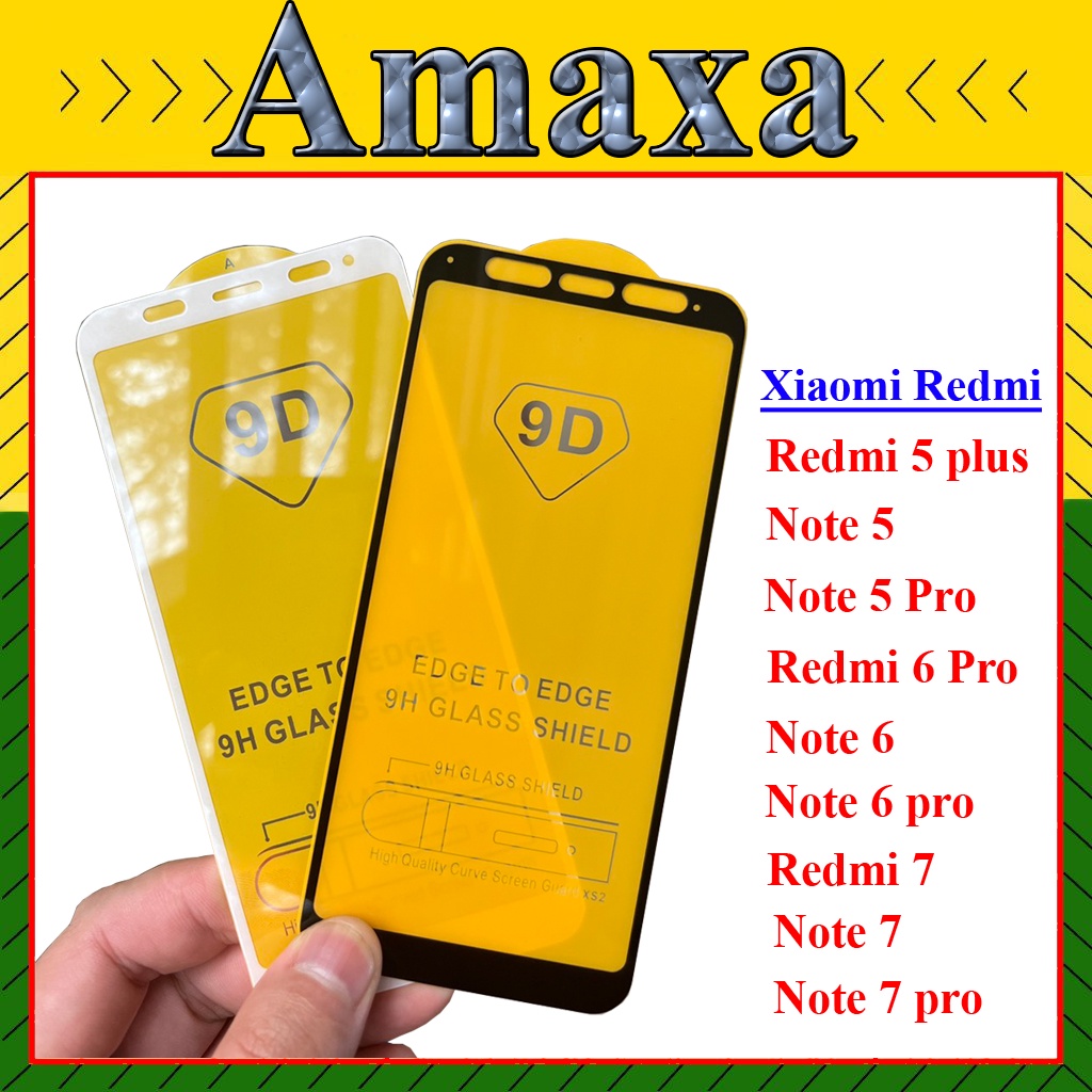(2 Kính )Cường lực Xiaomi Redmi 5 Plus/ Note 5/Note 5 pro/ Note 6/ Note 6 pro/ Redmi 6 Pro/ Redmi 7/ Note 7/ Note 7 Pro