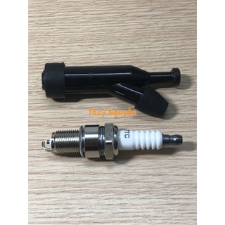 Bugi và Chụp bugi 4 thì máy xăng 5.5HP/6.5HP/7.5HP (Động cơ 160/168/170)