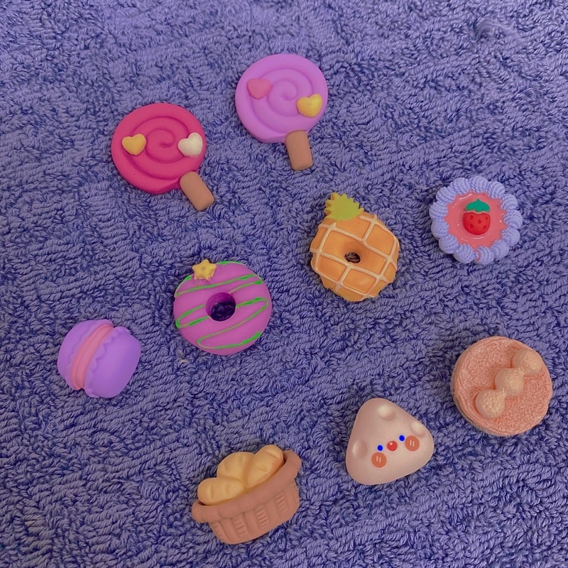 Charm mini trang trí mô hình đồ ăn