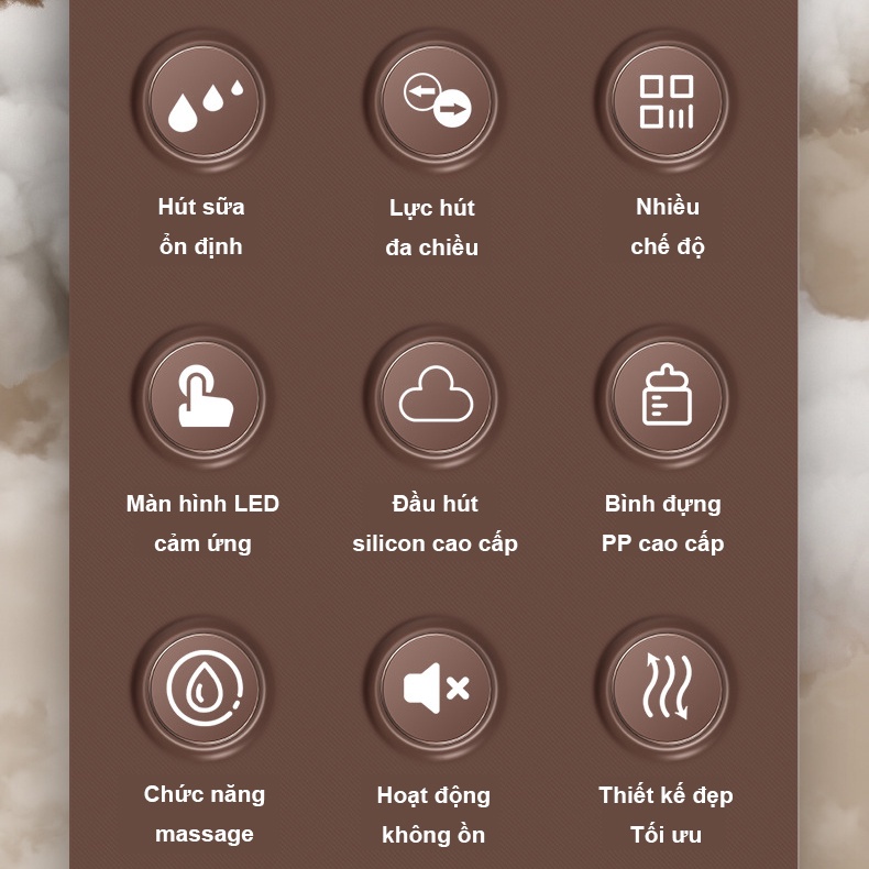 Máy hút sữa thông minh Miss Baby MZ-608T thế hệ mới 2022 - dòng máy hút sữa đôi không dây rảnh tay