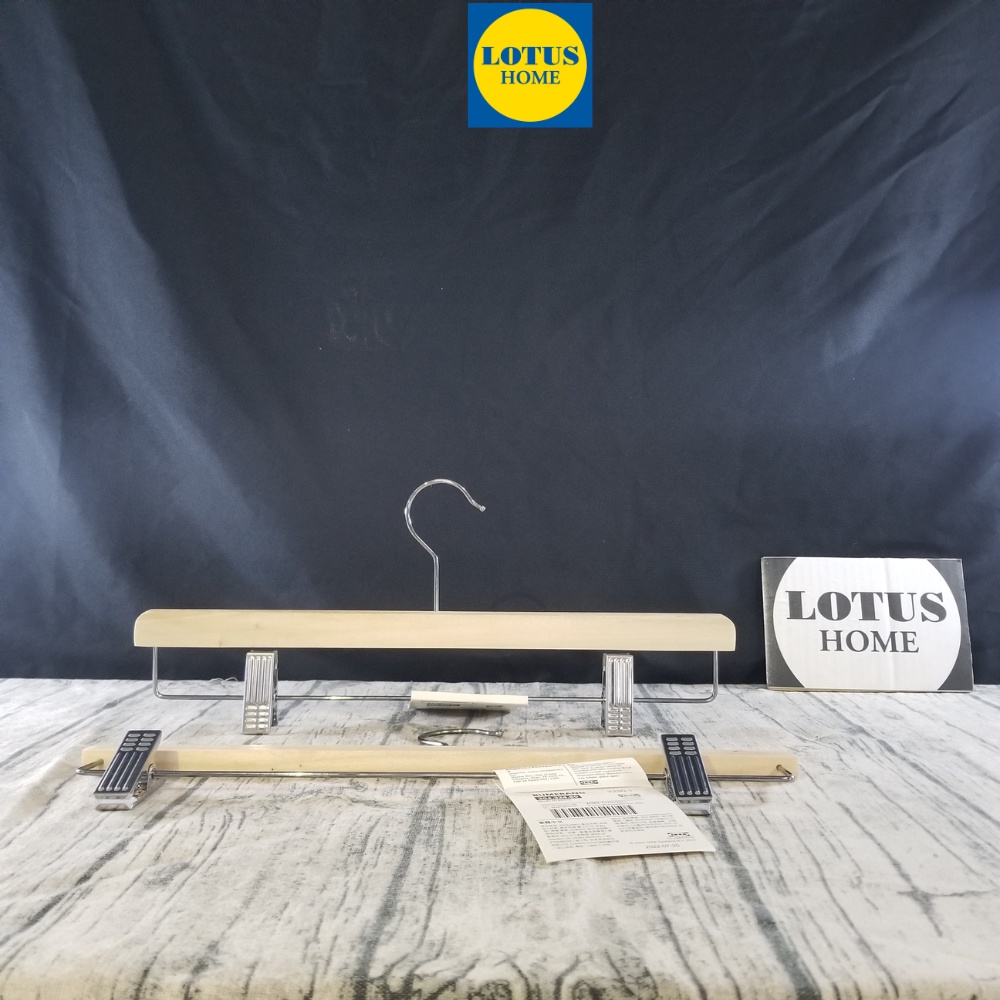 IKEA Mắc móc kẹp treo quần váy IKEA Bumerang chống nhăn quần áo