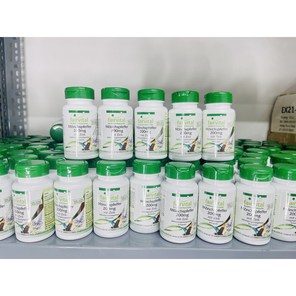 Viên Uống Vitex Đức Monchspfeffer 200mg mit Zink 90 viên - nguyenphuongchau