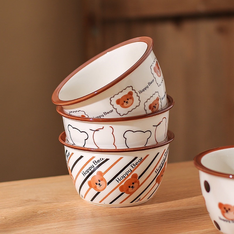 Bát ăn cơm xinh xắn, bộ bát ăn cơm cao cấp, quà tân gia